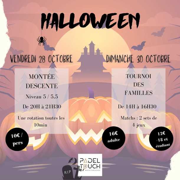 Halloween au Paddle Touch Club